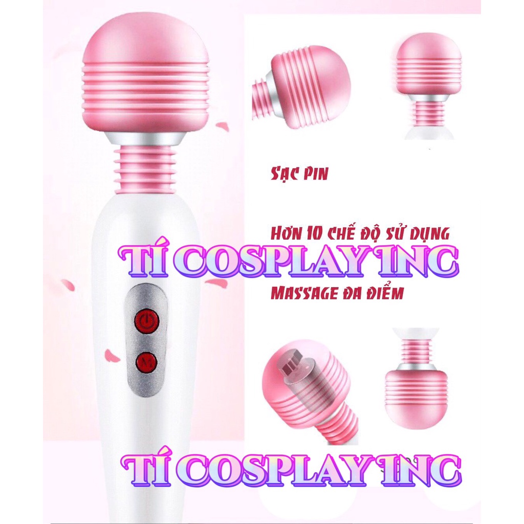 Sạc Pin Dụng Cụ Massage Cầm Tay Thư Giãn Giảm Căng Cơ 12 Chế Độ Sử Dụng