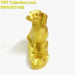 Tượng Con Chó Vàng; TMT Collection- SP005238