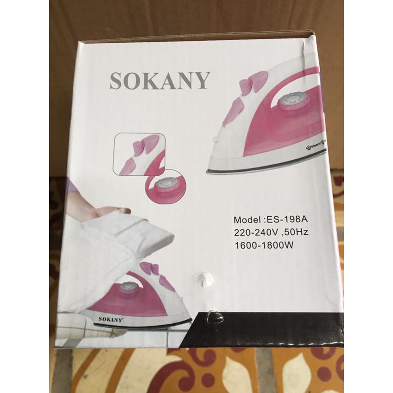 Bàn là hơi nước Sokany ES-198A