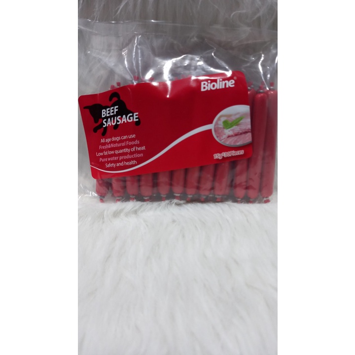 Xúc xích cho chó mèo Bioline - Gói 450gr