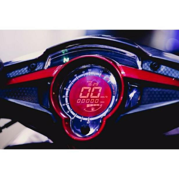 Đồng hồ điện tử full chức năng nền 7 màu, báo tua, báo giờ, báo xăng cho xe Exciter 135 đời 2011-2010