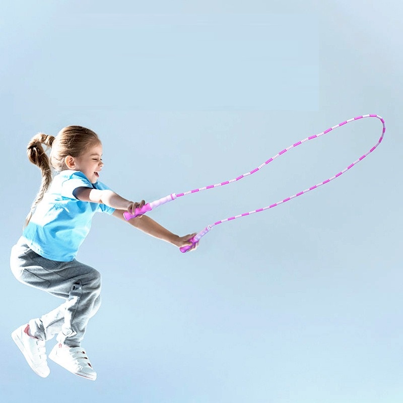 Dây nhảy dây sắc màu POPOTJ1 dài 2.8m cho trẻ em, người lớn tập thể dục, hỗ trợ giảm cân