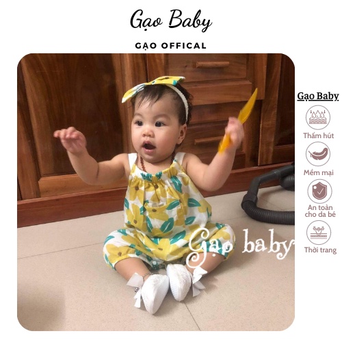 Body Jumpsuit Cho Bé Siêu Xinh - Tặng Kèm Turban