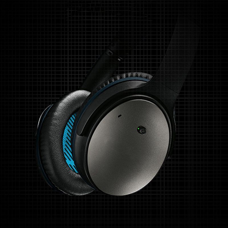 Replacement Earpads Ear Pad Foam Ear Pad Memory Foam Replacement Ear Cushion for Bose, AE2-W headphones. black