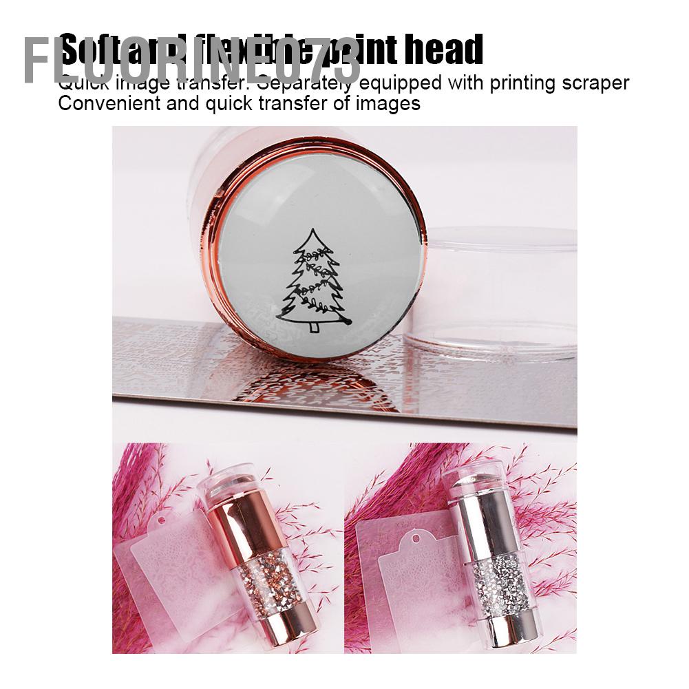 [Hàng mới về] Phụ kiện trang trí móng tay nghệ thuật dạng thanh lăn silicone chuyên nghiệp cho nữ