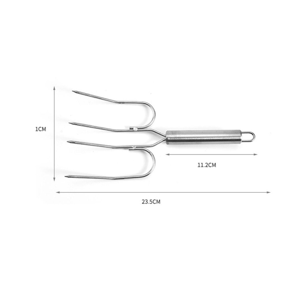 Nĩa Nướng Thịt Gà Tây Bằng Thép Không Gỉ