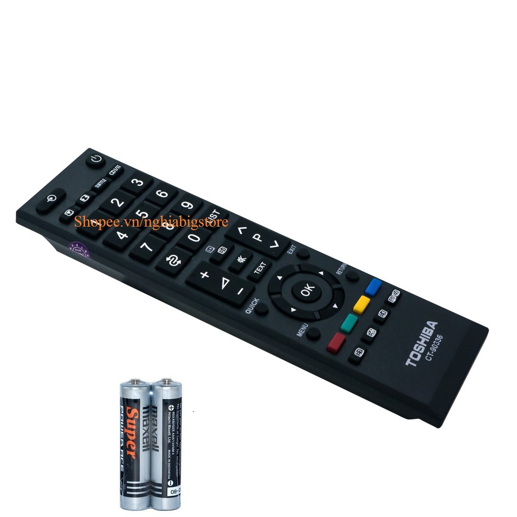 Remote Điều Khiển TV LCD, TV LED TOSHIBA CT-90336 - NowShip, Grab Tp.HCM