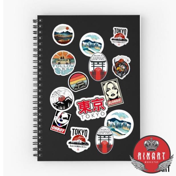 [FREESHIP] STICKER TOKYO SIÊU CHẤT SIÊU ĐẸP DÁN TRANG TRÍ ĐT LAPTOP VALI TƯỜNG TỦ KỆ MŨ BẢO HIỂM XE MÁY NOTEBOOK