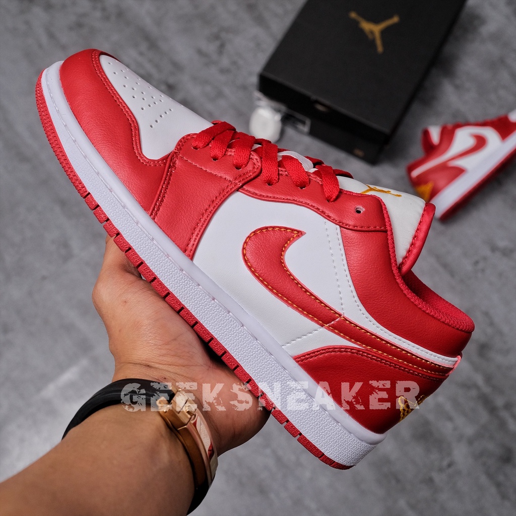 [GeekSneaker] Giày Sneaker - Jordan 1 Low Cardinal Red