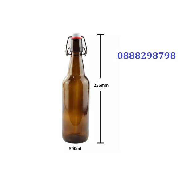 Chai thủy tinh nắp cài giá rẻ (swingtop bottle)