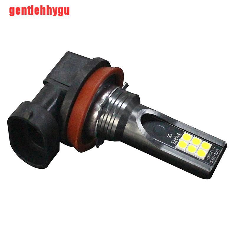 1 Đèn Led Sương Mù H8 / H9 H11 3030 12smd 12v 6000k Cho Xe Hơi