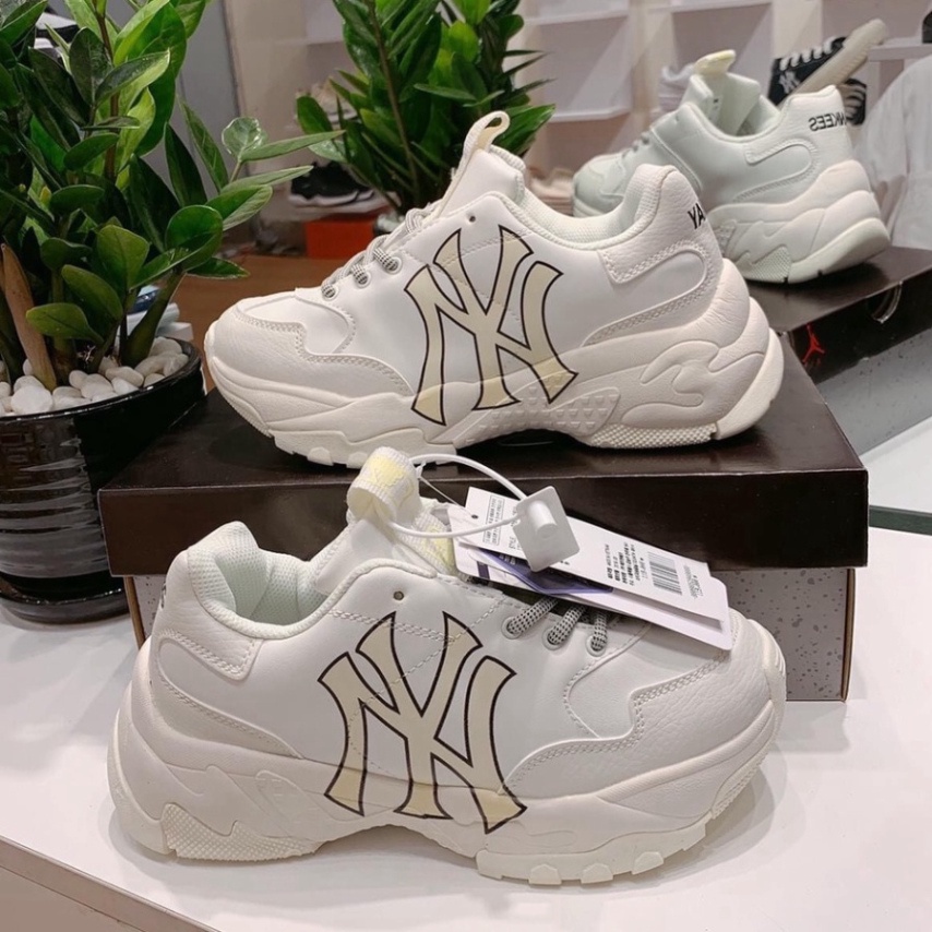 FREESHIP Giày thể thao nam nữ NY cao cấp hàng full box, giày trắng Sneaker ulzzang cao cổ tăng chiều cao 5cm M5