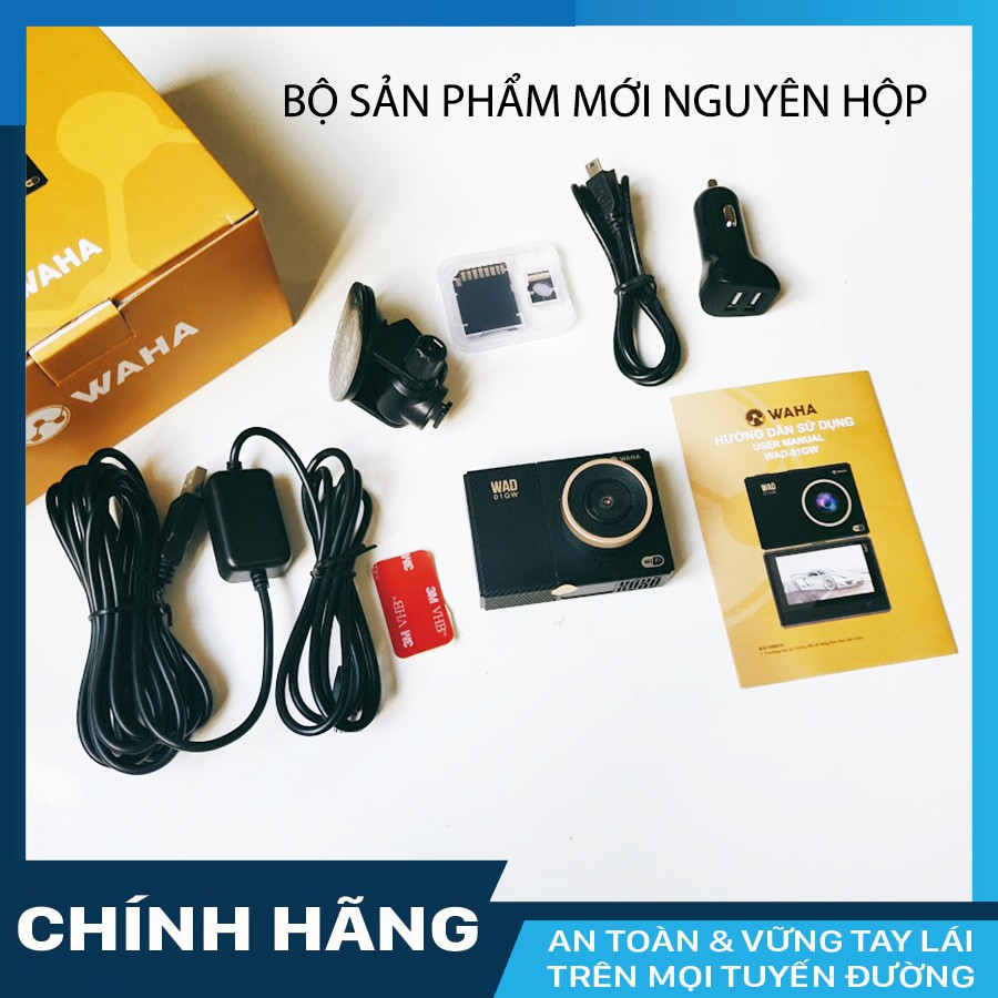 Camera hành trình ô tô Waha 01GW GPS Wifi + thẻ nhớ 16/32/64 GB Class 10 | BigBuy360 - bigbuy360.vn