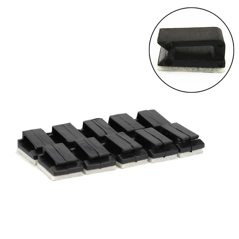 Bộ 10 Kẹp Giữ Dây Cáp Gọn Gàng Cho Xe Ô Tô