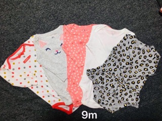 Set 5 body dài tay, body cho bé