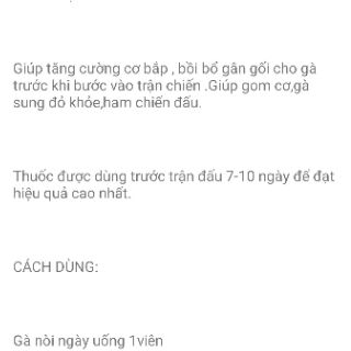 Kaitong Kích Lực gà đá