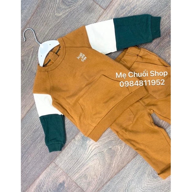 Bộ nỉ bông C&A dư xịn cho bé trai