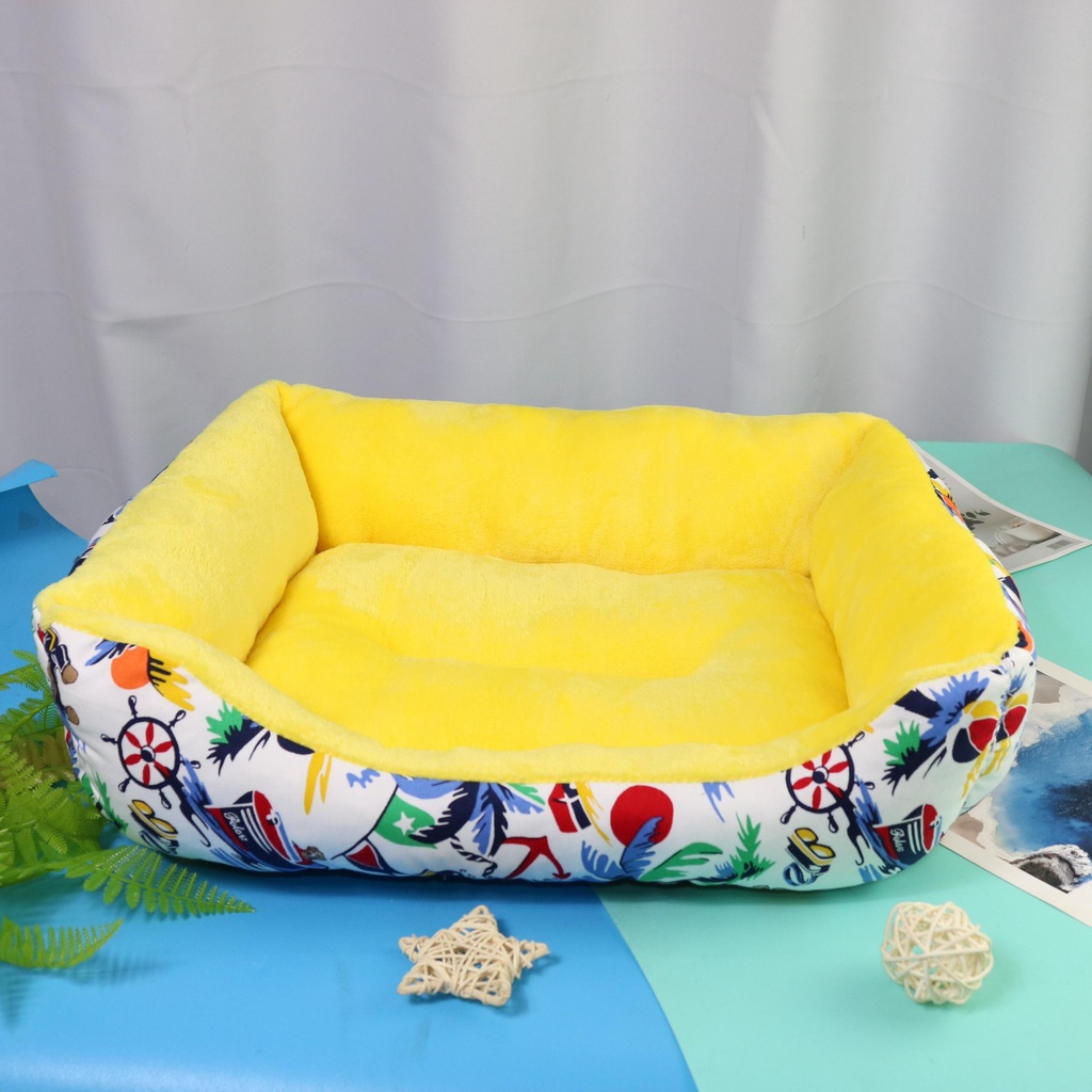Đệm SUMMER  vuông mùa hè cho chó mèo chất liệu dù siêu mát dễ vệ sinh