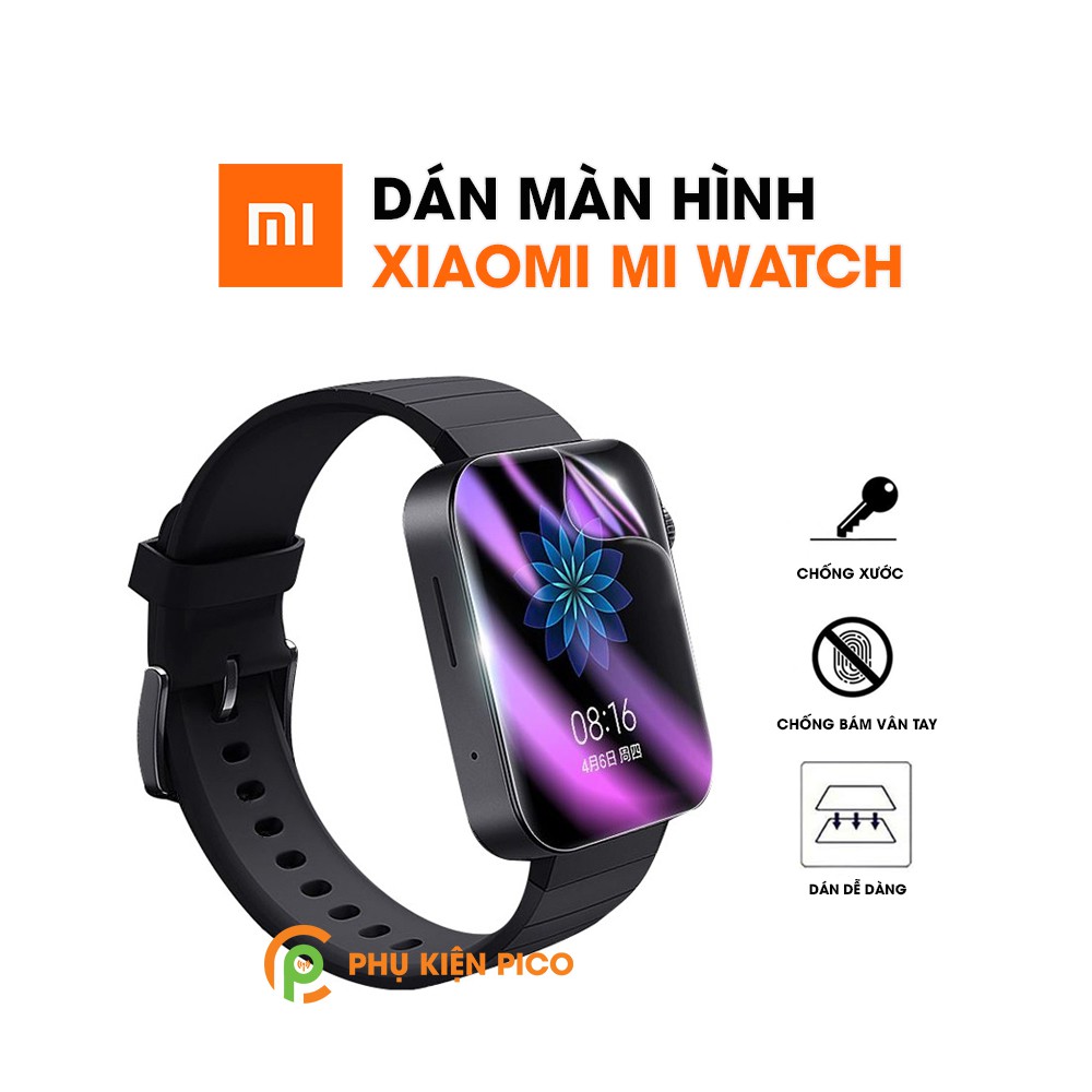 Dán màn hình Xiaomi Mi Watch dẻo trong suốt - Dán dẻo đồng hồ Xiaomi Mi Watch PPF cao cấp