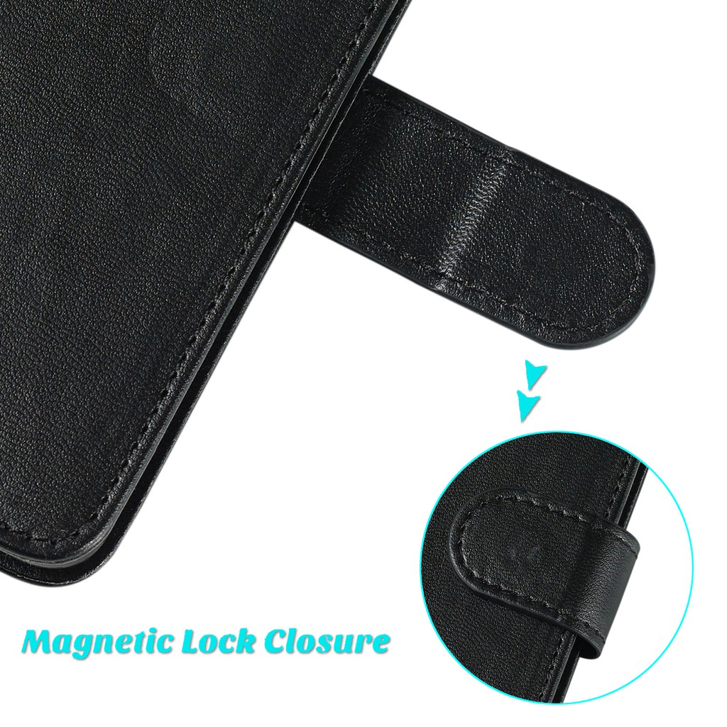 Bao nắp gập chất da trơn màu cho điện thoại iPhone 5 5s se 6 6s 7 8 Plus | BigBuy360 - bigbuy360.vn