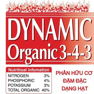 Phân hữu cơ dynamic organic 3-4-3 gói 1kg