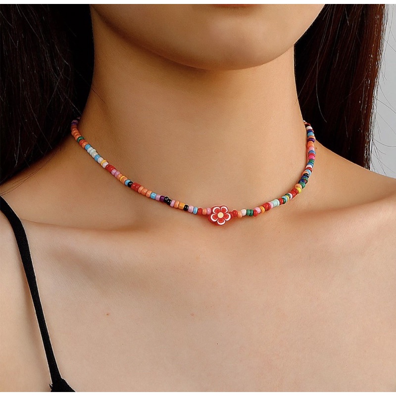 Vòng cổ/ tay mặt trái cây, hoa 1-2-3-4 màu hoa ngẫu nhiên💮🛍