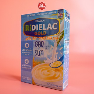 Bột ăn dặm ridielac vinamilk 200g cho trẻ từ 6-24 tháng tuổi