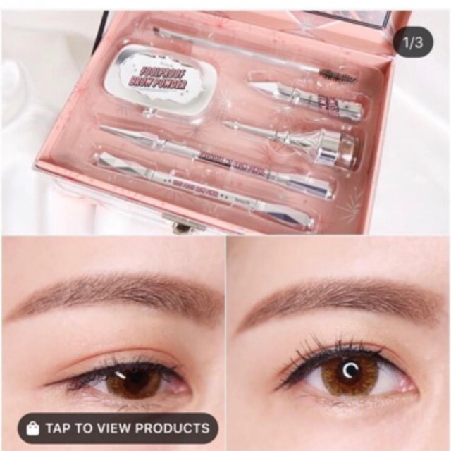 Bộ chì, gel, bột kẻ chân mày Benefit Brow Tip and Tricks