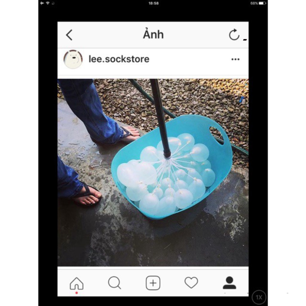 Bơm bóng nước Water Balloons ( 1 chùm) Tben