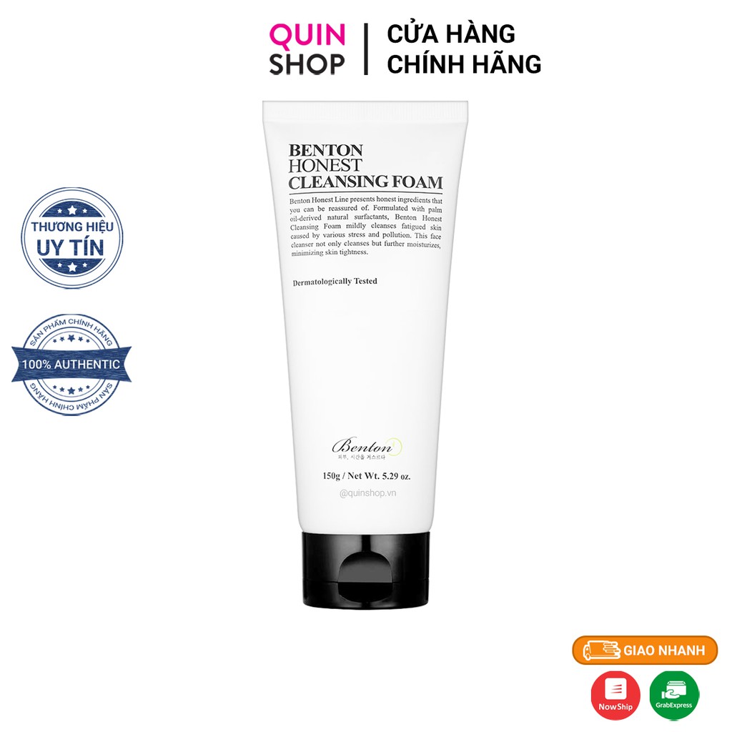 Sữa Rửa Mặt Benton Honest Cleansing Foam