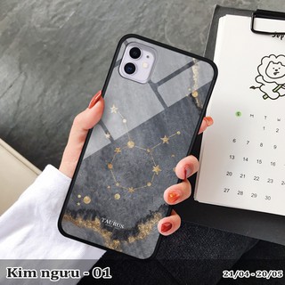 Ốp kính Iphone 11 in cung hoàng đạo