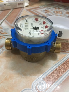 Đồng hồ nước Vikido ĐHN-02 phi 15
