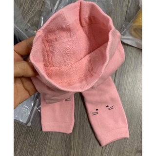 quần tất len mèo xù