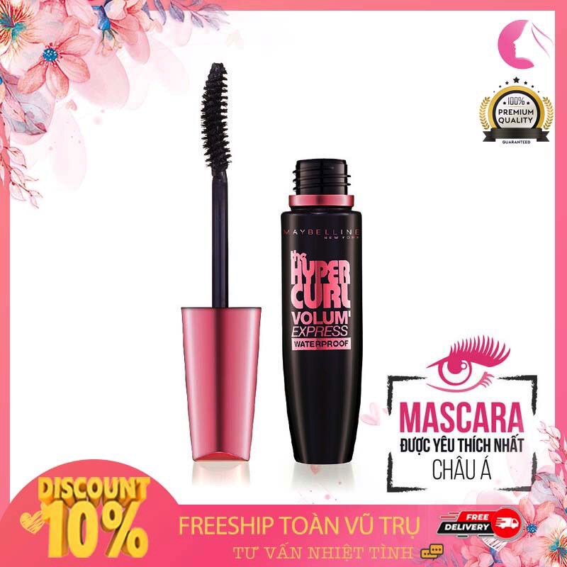 MASCARA MAYBELLINE LÀM CONG MI 100° 9.2ML HYPER CURL VOLUM EXPRESS MASCARA