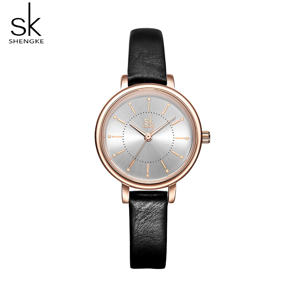Đồng Hồ Nữ Shengke Kiểu Máy Thạch Anh Dây Đeo Da Thời Trang Cao Cấp | BigBuy360 - bigbuy360.vn