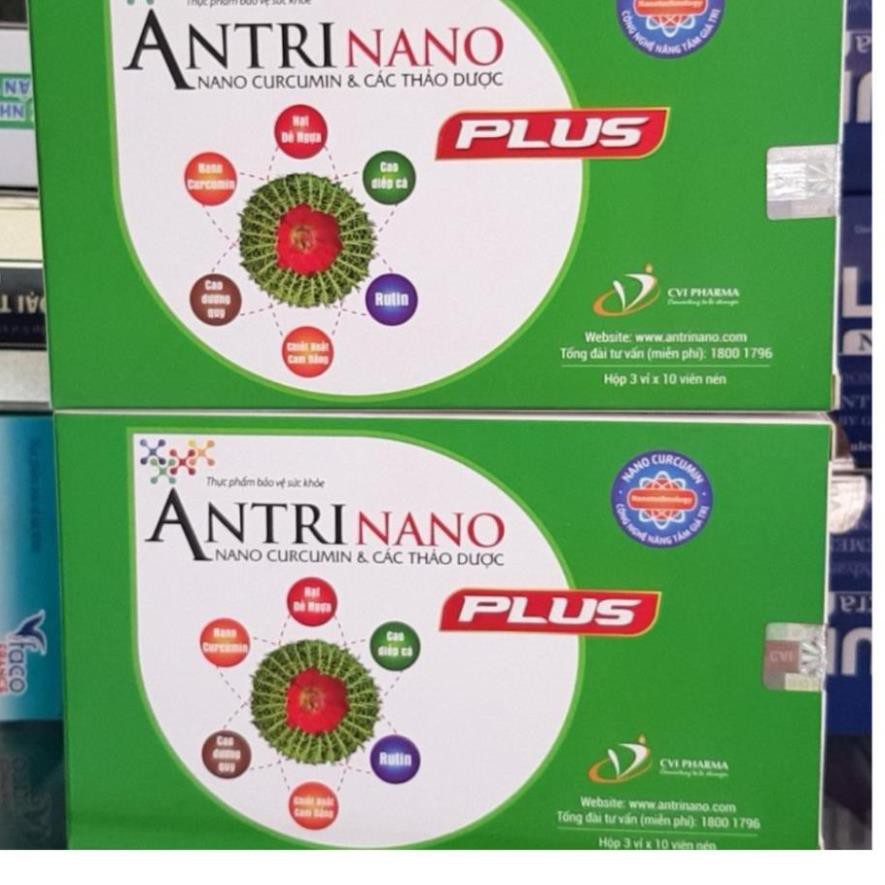 Antrinano plus Hỗ trợ Bệnh Trĩ hộp 30 viên