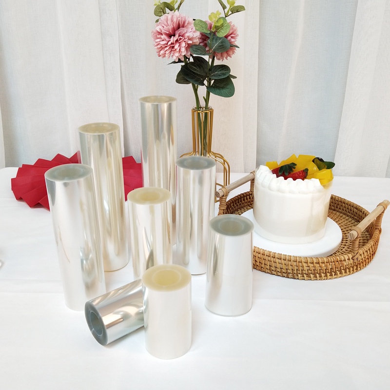 Cuộn mica bọc thành bánh mousse 2 size không lõi