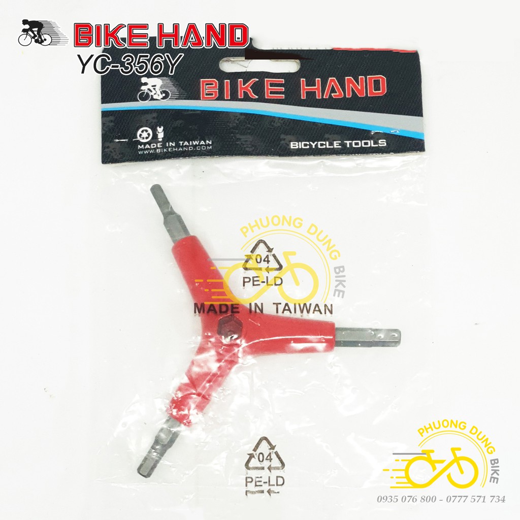 Lục giác 3 chấu xe đạp chữ Y 4 5 6 BIKE HAND YC-356Y
