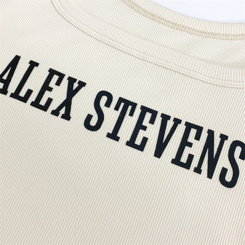 Áo tanktop COZOKC không tay cổ chữ U dáng ôm in chữ