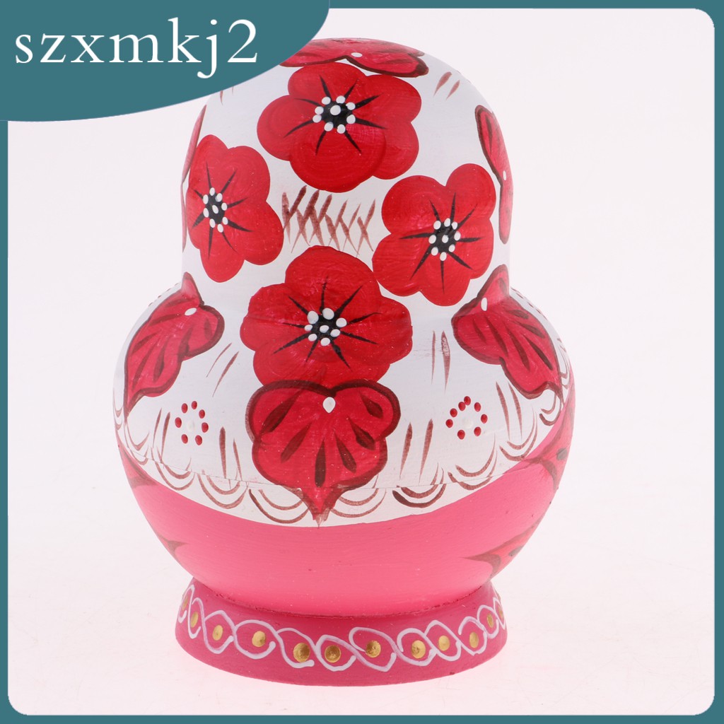 Bộ Búp Bê Nga Matryoshka Matryoshka 10 Món Bằng Gỗ szxmkj2