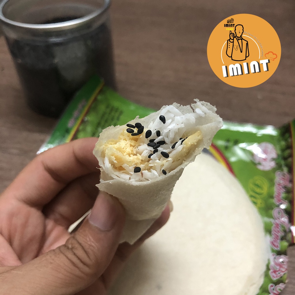 Bánh Đa Nem Bánh Tráng Bò Bía Đậu Xanh  Loại 25 Lá Chuyên Cuốn Nem Chả Giò IMINT FOOD Đồ Ăn Vặt