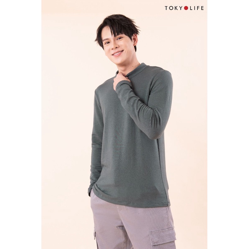 Áo giữ nhiệt NAM mặc thu đông WM Extra cổ lọ siêu ấm, chất cotton mềm mịn co giãn 4 chiều TOKYOLIFE L1/G7SMT036L