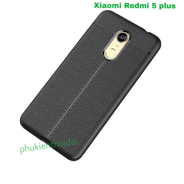 Xiaomi Redmi 5 Plus ốp lưng chống sốc vân da cao cấp