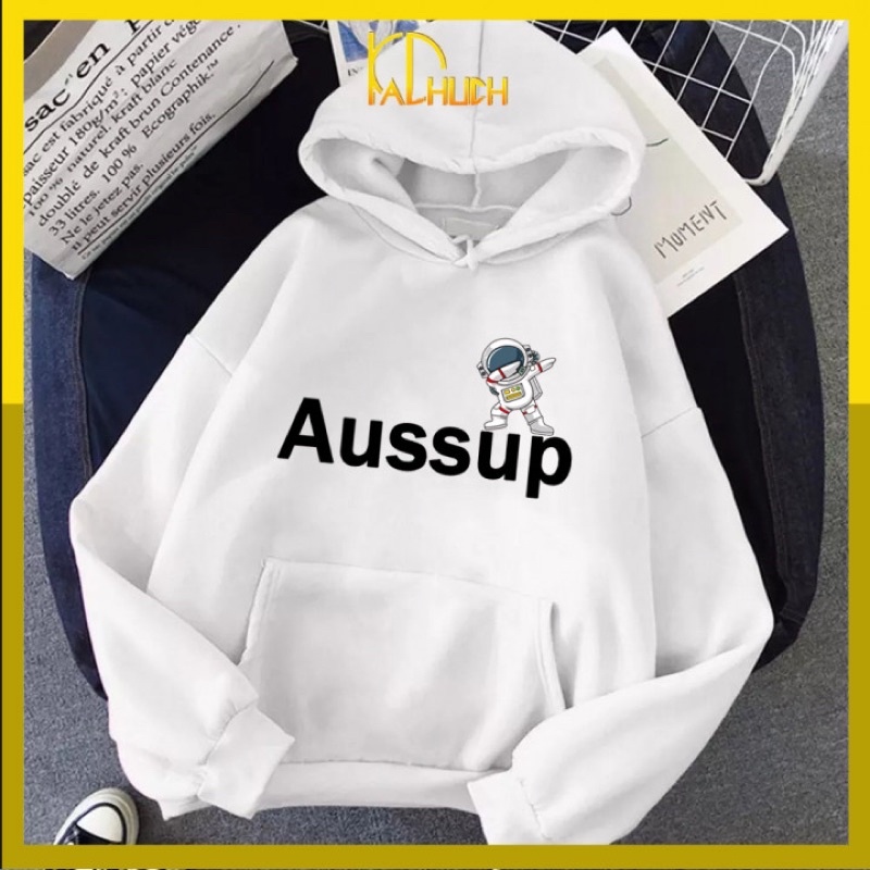Áo hoodie nam nữ AUSSUP phi hành gia có 12 màu
