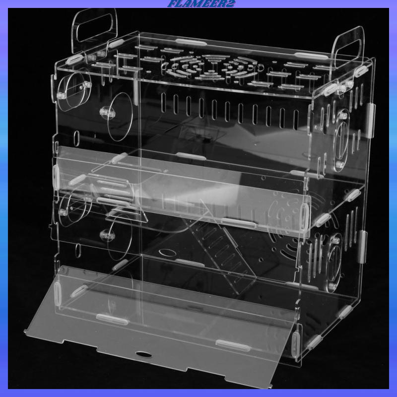 Nhà Villa Nhỏ Bằng Acrylic Một Lớp Dành Cho Chuột Hamster
