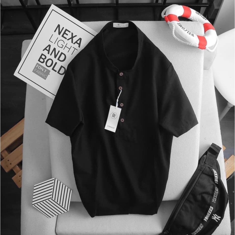 Áo Đũi Nam Cổ Tàu Tay ngắn Chất Đẹp Thoáng mát loại 1 Hot 2021 AD63 | BigBuy360 - bigbuy360.vn