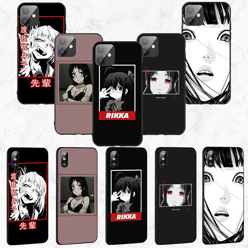 Ốp điện thoại silicon mềm chủ đề 130LQ Sad Japanese Aesthetic cho iPhone XR X Xs Max 7 8 6s 6 Plus 7+ 8+ 5 5s SE 2020