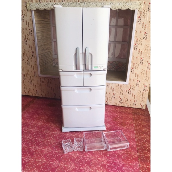 Re-ment rement mô hình tủ lạnh hai cánh