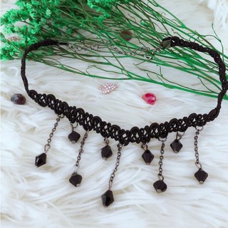 Vòng cổ thun ren