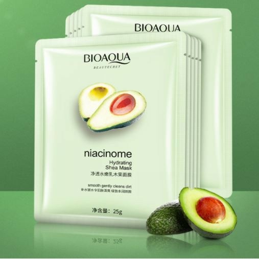 [Siêu Sale] Mặt nạ Bioaqua Quả Bơ giữ ẩm làm trắng, giúp săn chắc, đàn hồi da-supersale247